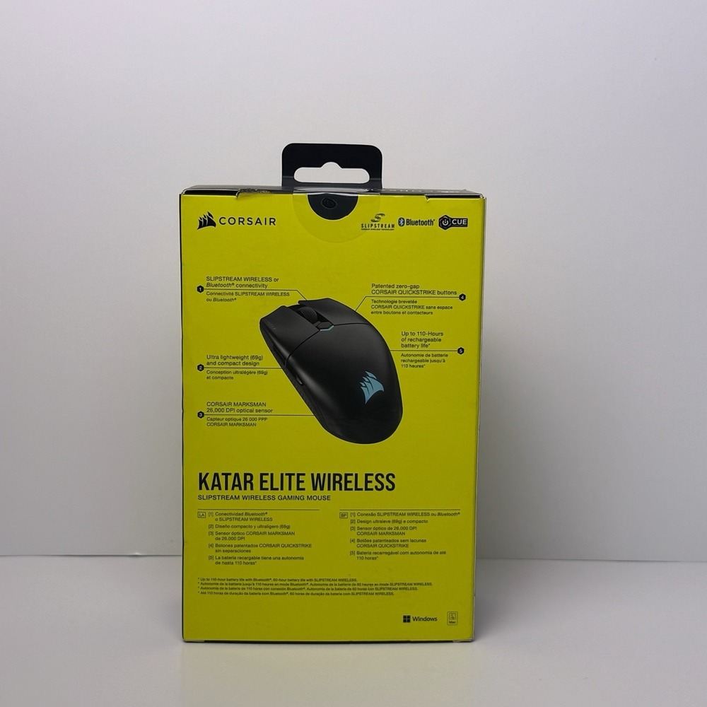 Corsair Katar Elite Wireless Gaming Mouse Brand New Sealed - Picture 2 of 5